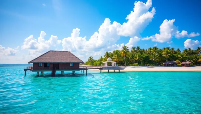 maldives hotel on water