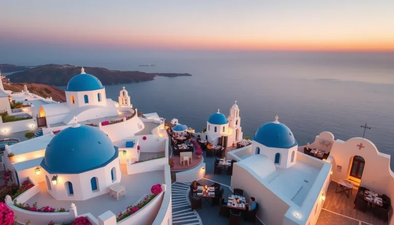 oia santorini restaurants
