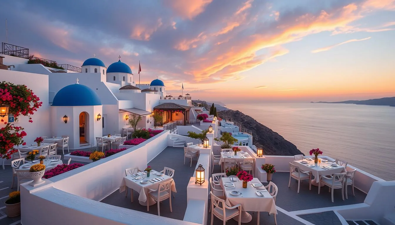 santorini restaurants
